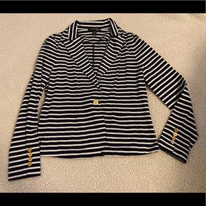 Navy blue/white striped Ralph Lauren Blazer